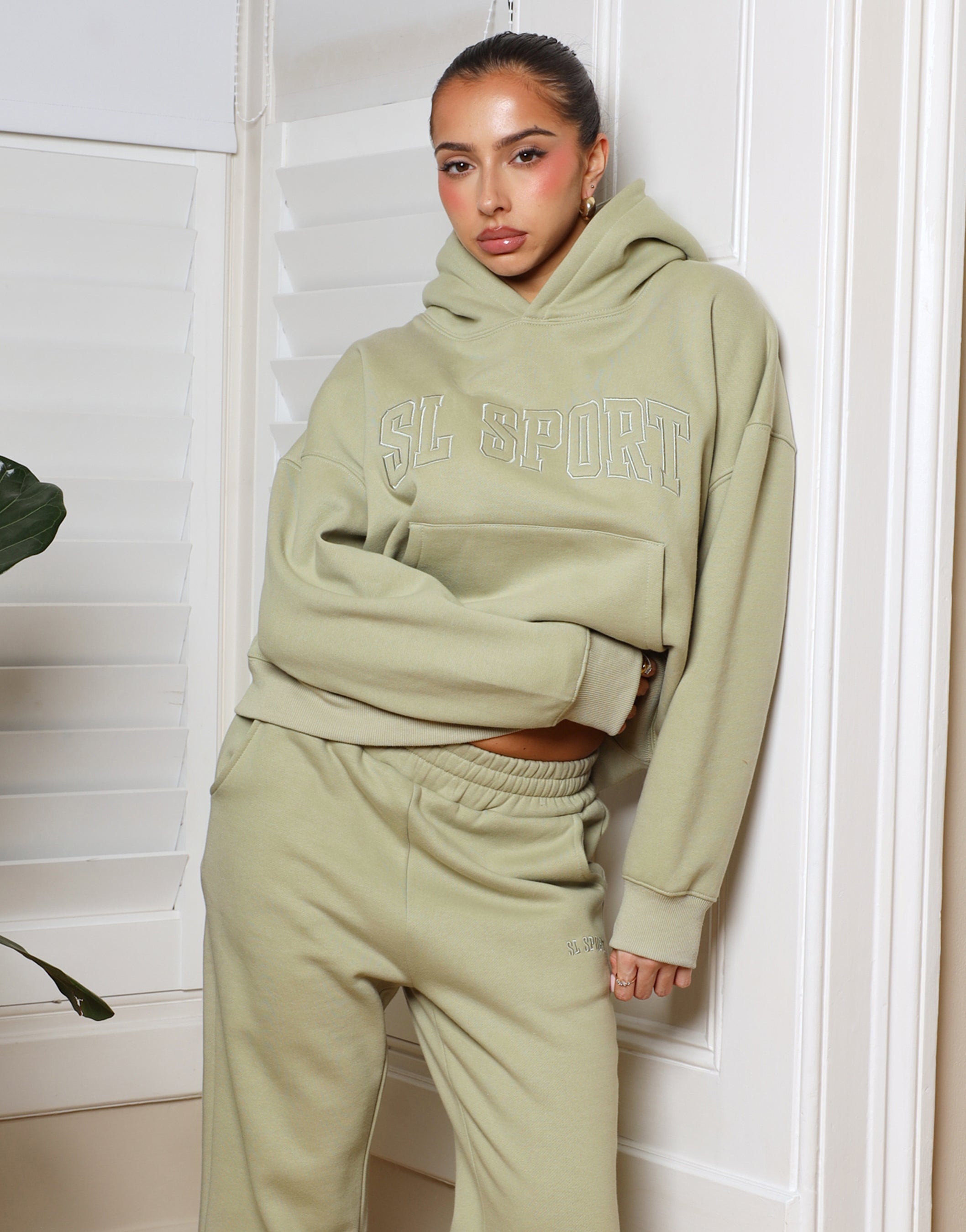 Mykonos Simmi Studios SL Sport Hoodie In Sage