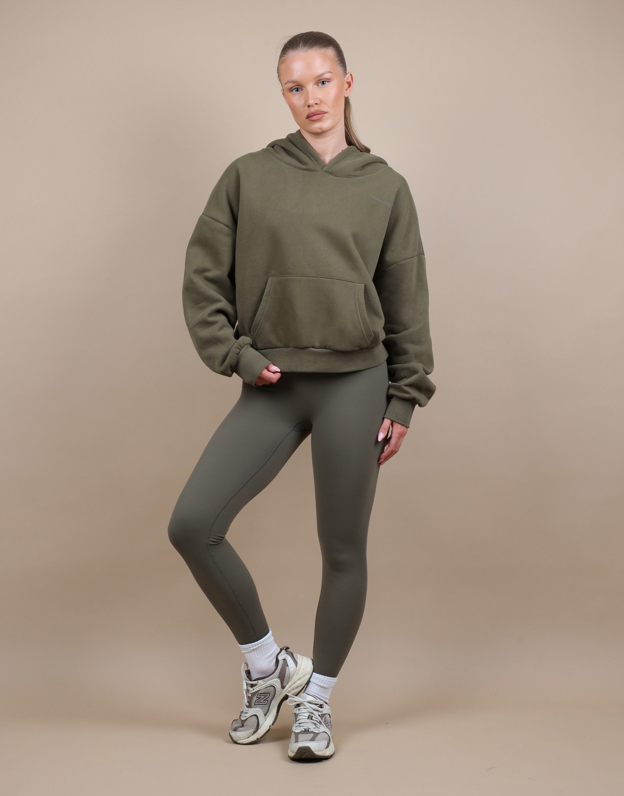 Alex Simmi Studios Hoodie In Olive