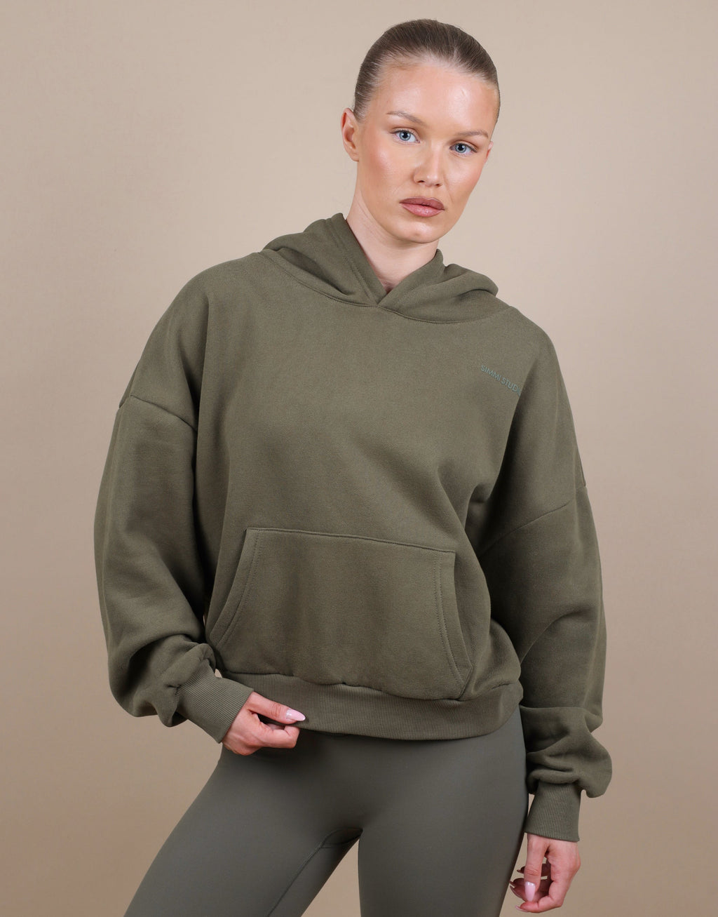 Alex Simmi Studios Hoodie In Olive