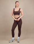 Blake V Front Leggings in Brown