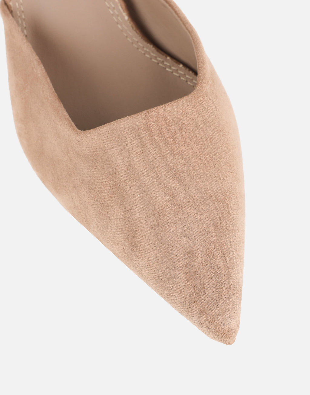 Keira Stone Suede Mules