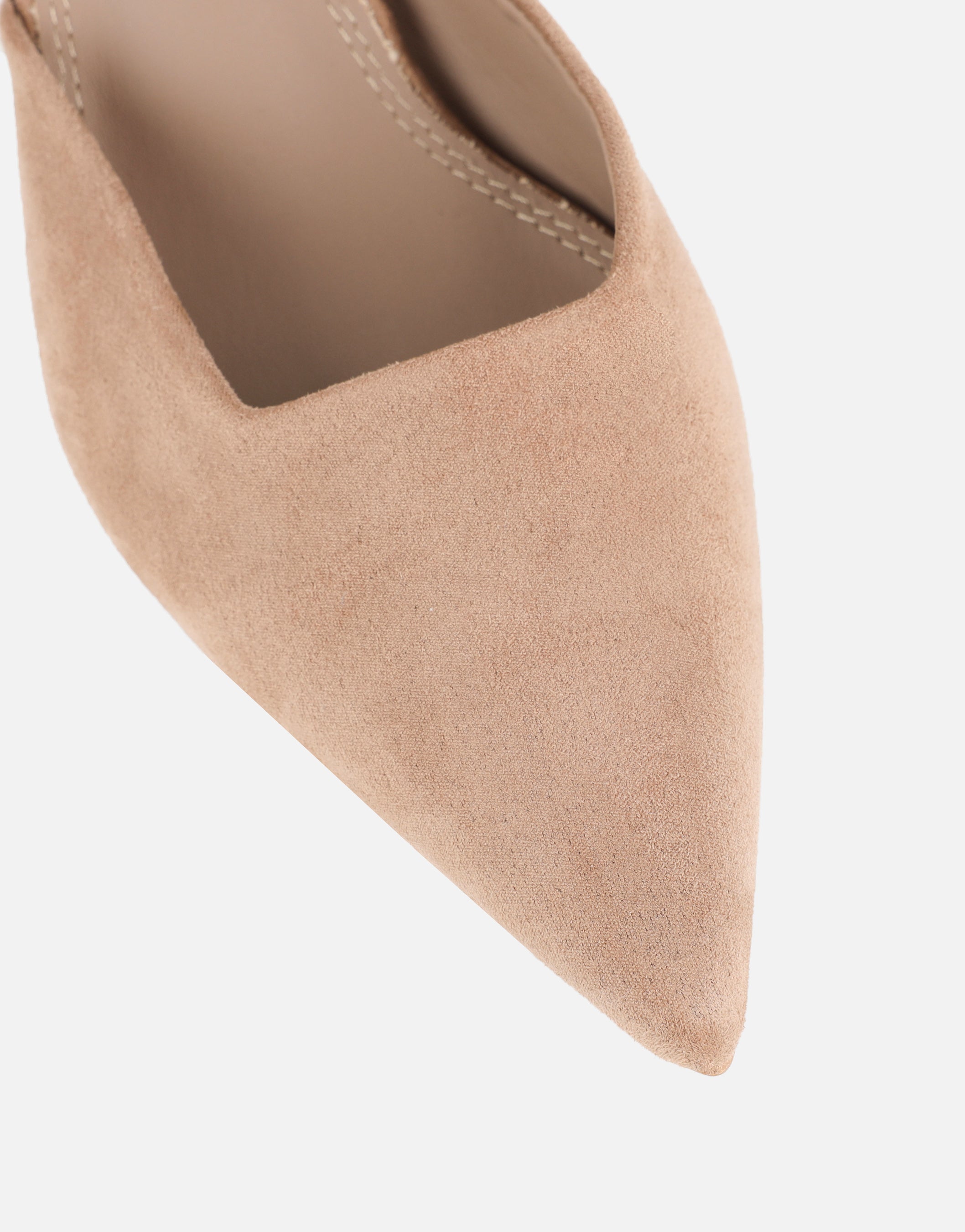 Keira Stone Suede Mules