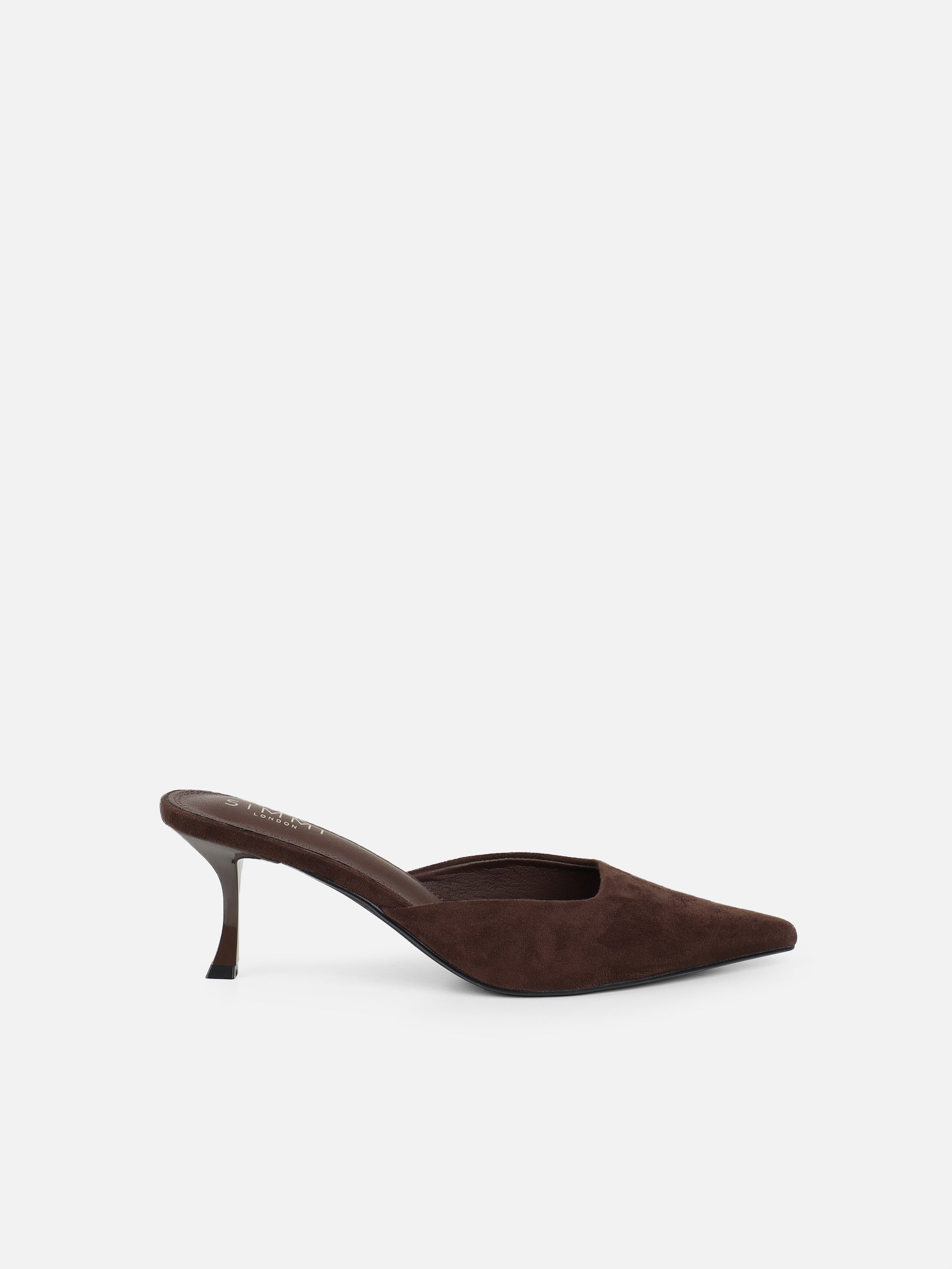 Keira Brown Suede Mules