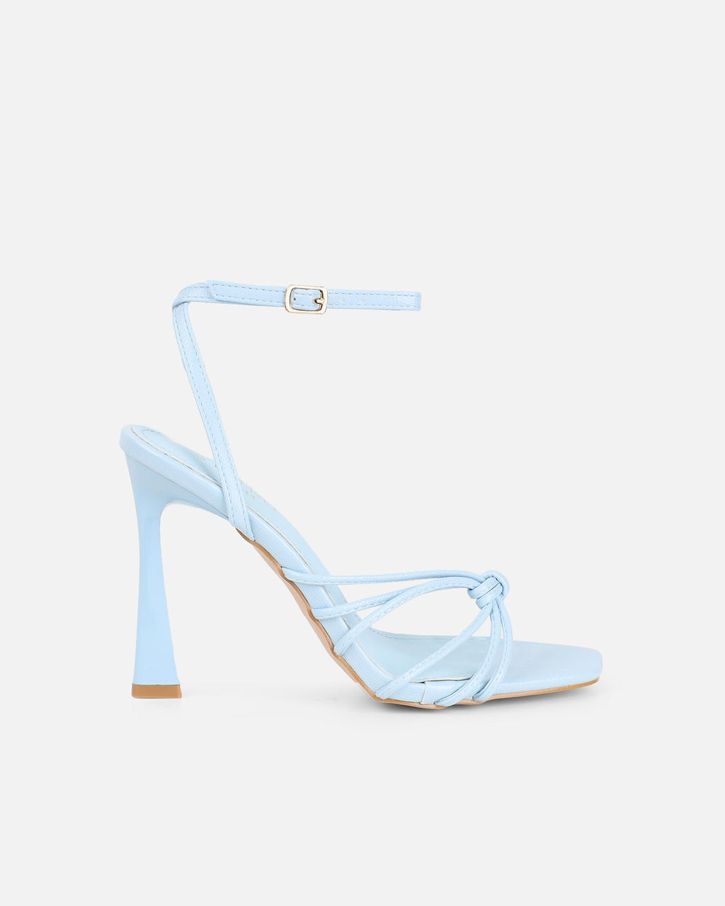 Riarra Blue Lizard Strappy Heeled Sandals