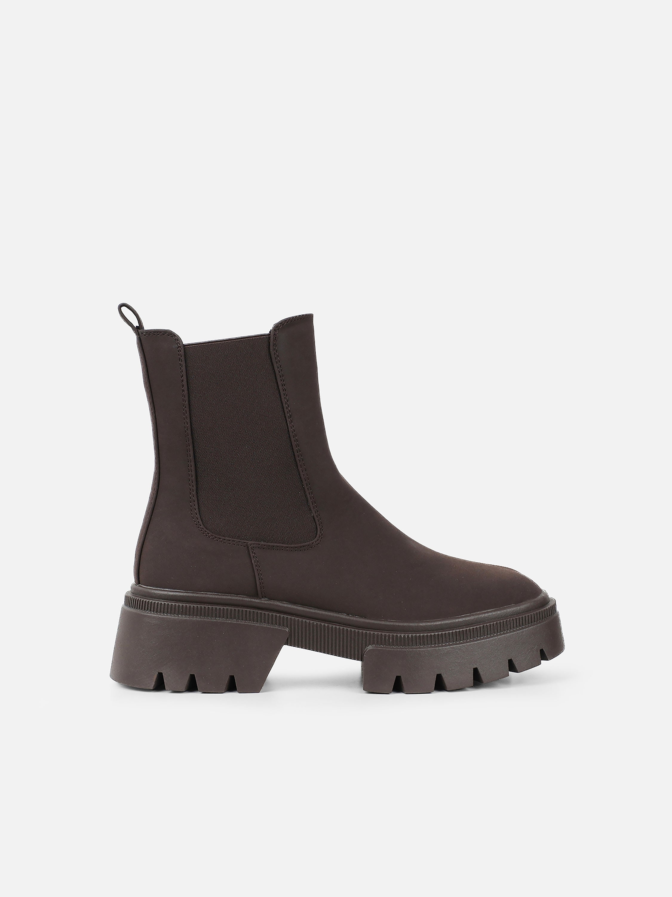 Judd Brown Suede Chunky Chelsea Boots
