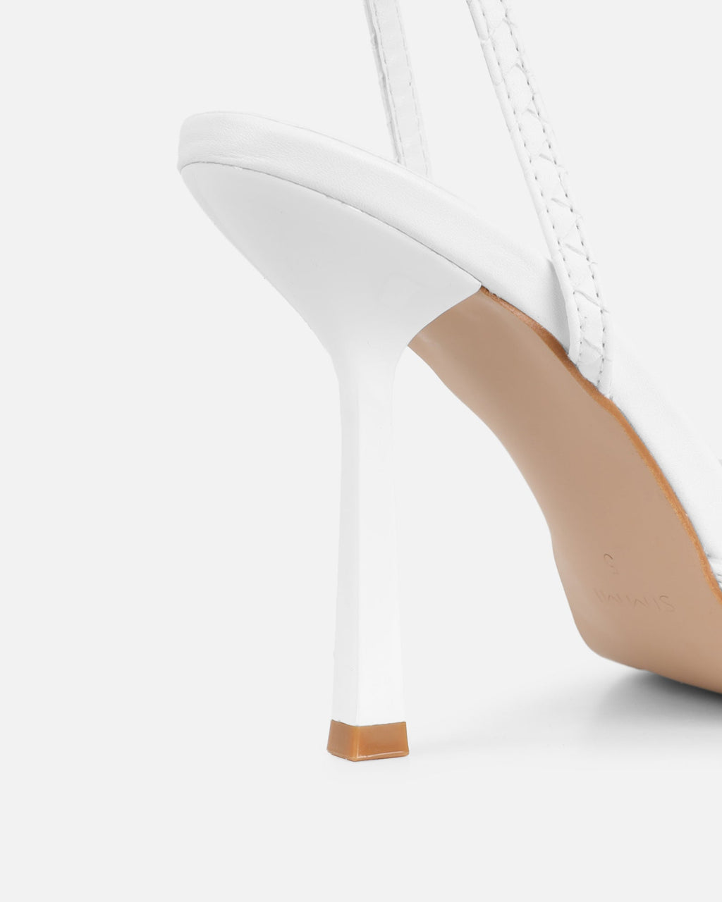 Bebbo White Woven Court Shoes
