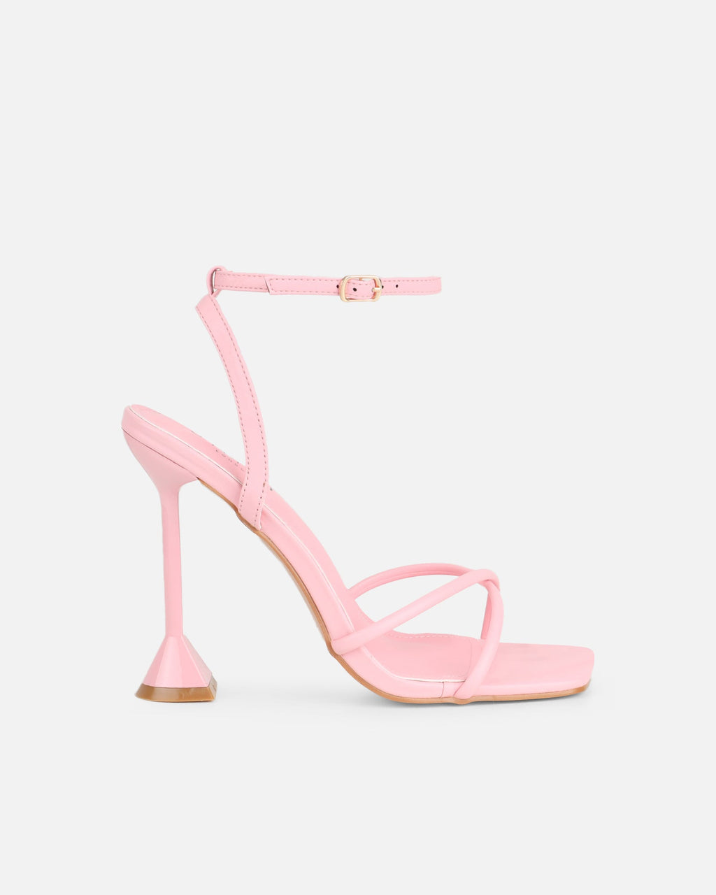 Cairo Pink Heeled Sandals