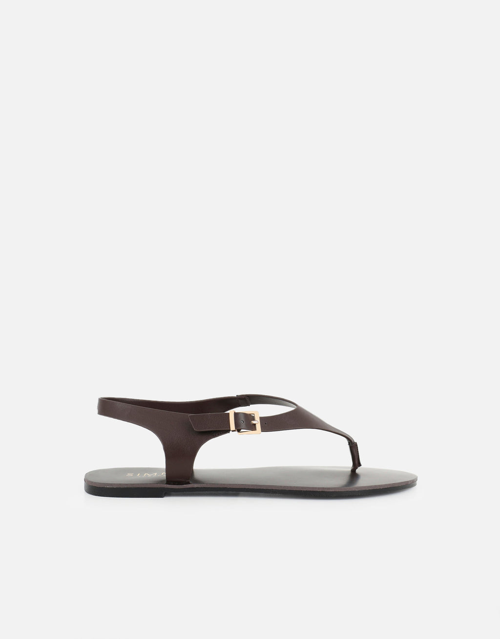 Kendall Brown Toe Post Flat Sandals