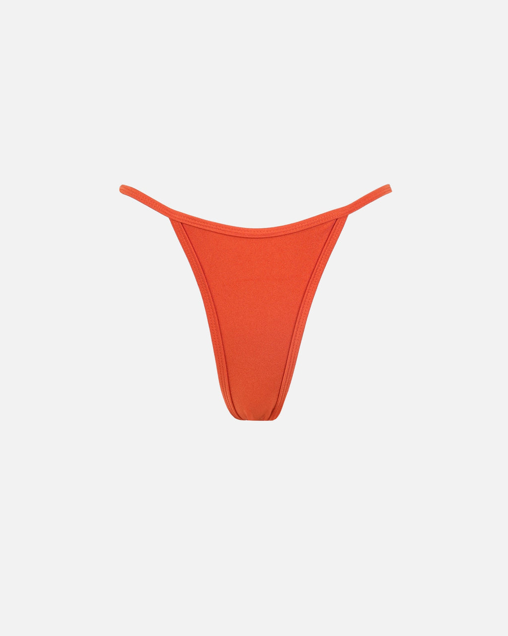 Candela Orange Satin Bikini Bottoms