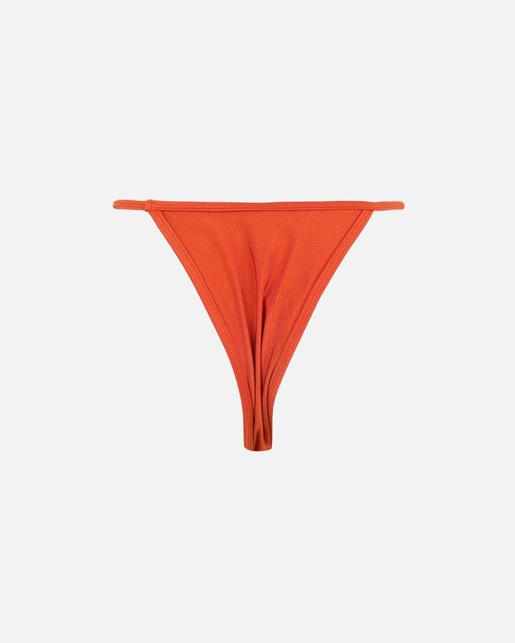 Candela Orange Satin Bikini Bottoms