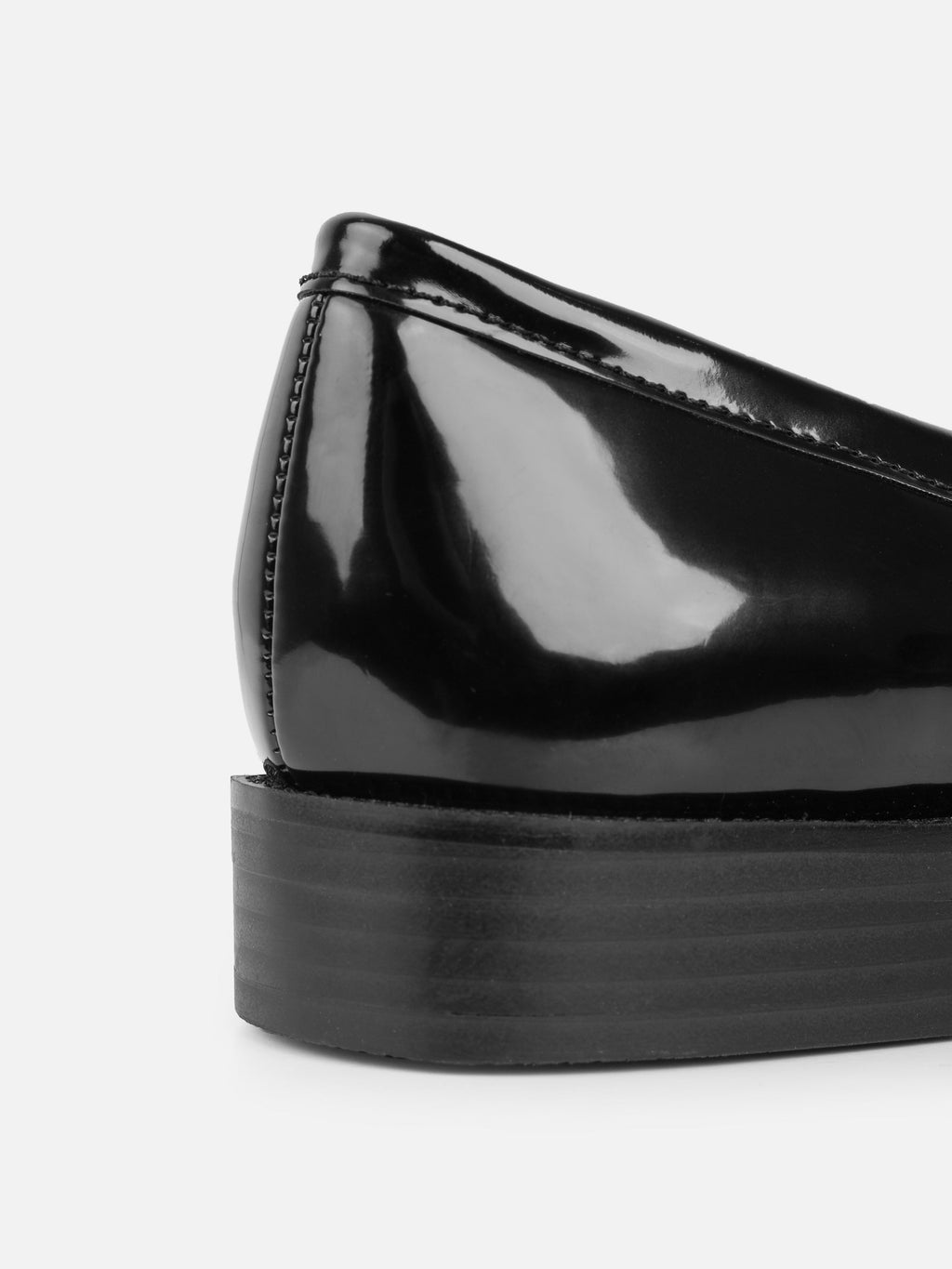 Nell Black Patent Tassel Loafers