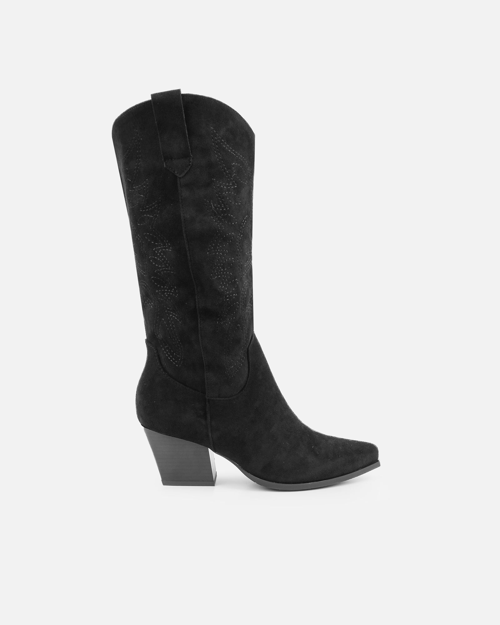 Carter Black Western Cowboy Boots