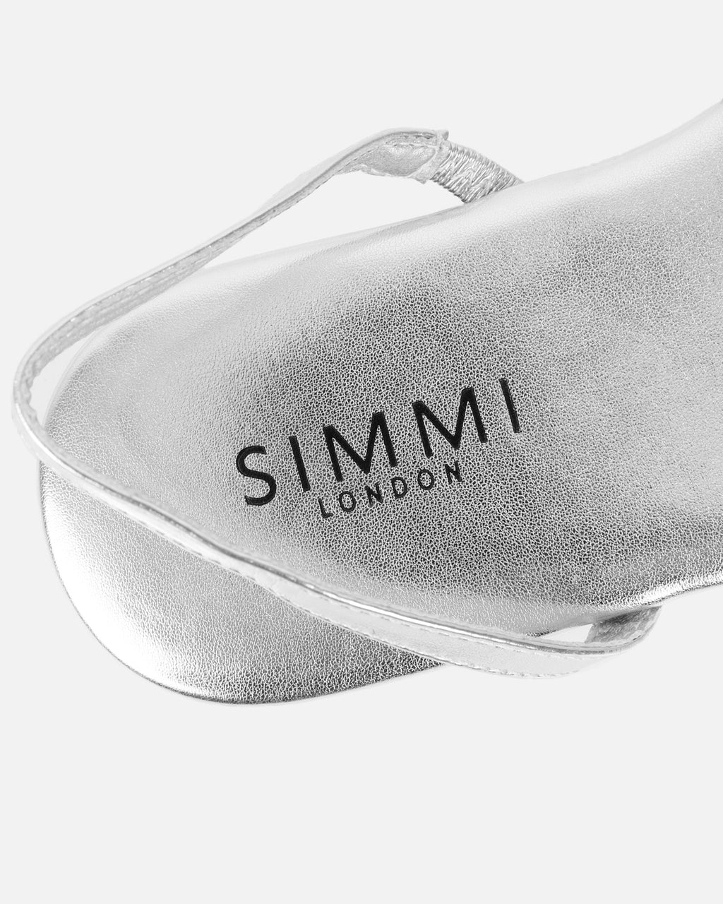 Avianna Silver Woven Mesh Sliders
