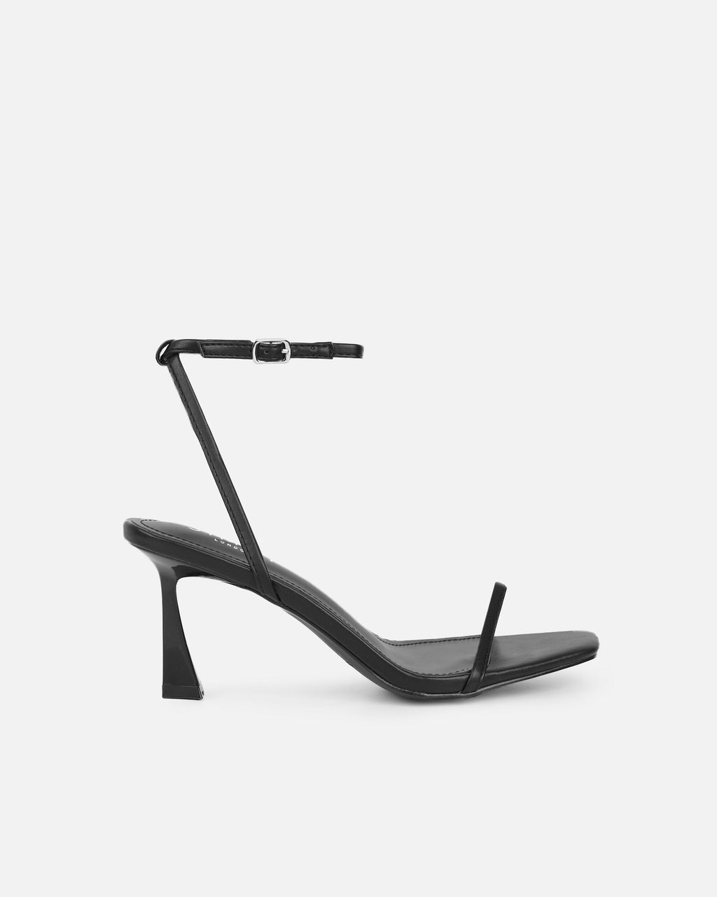 Yesmina Black Heeled Sandals