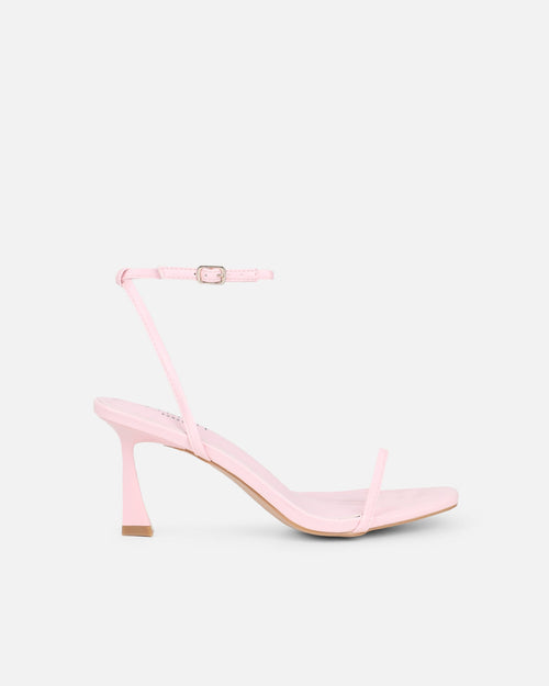 Yesmina Pink Heeled Sandals