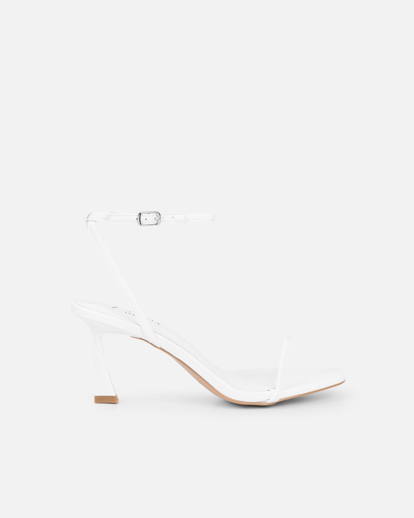 Yesmina White Heeled Sandals