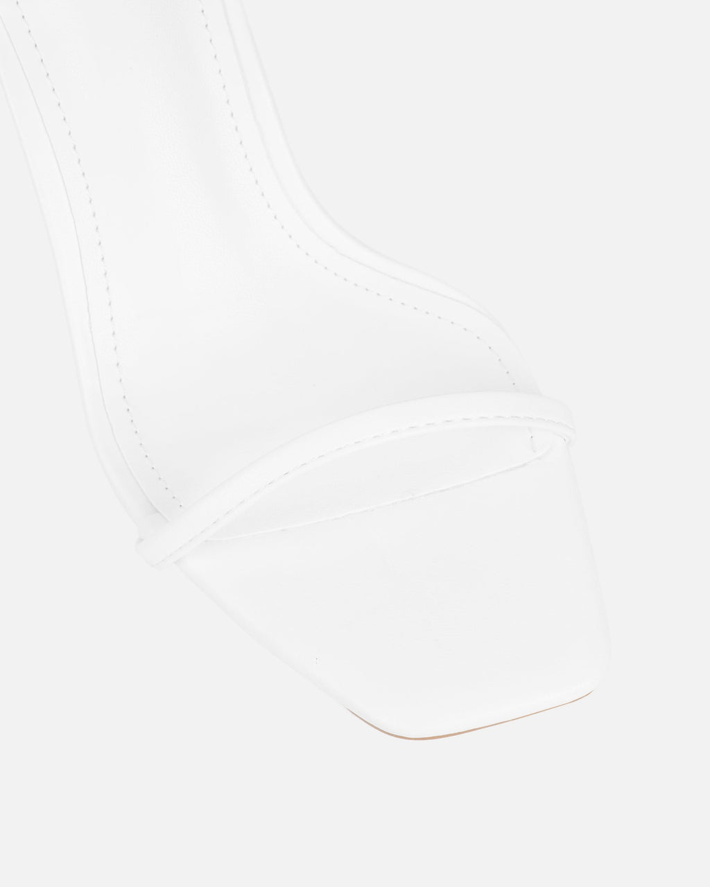 Yesmina White Heeled Sandals