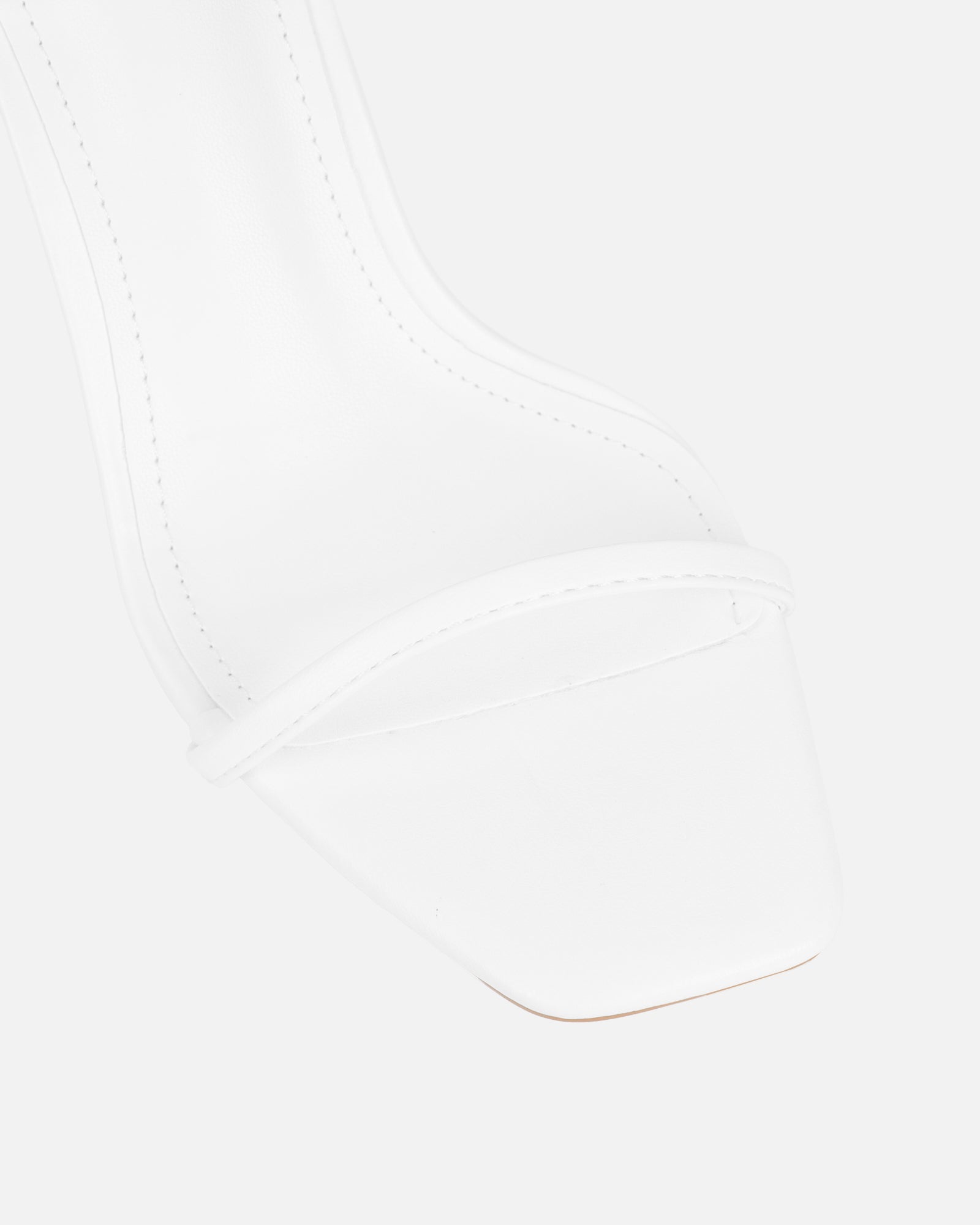 Yesmina White Heeled Sandals