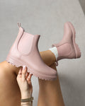 Hartley Pink Wellington Chelsea Boot