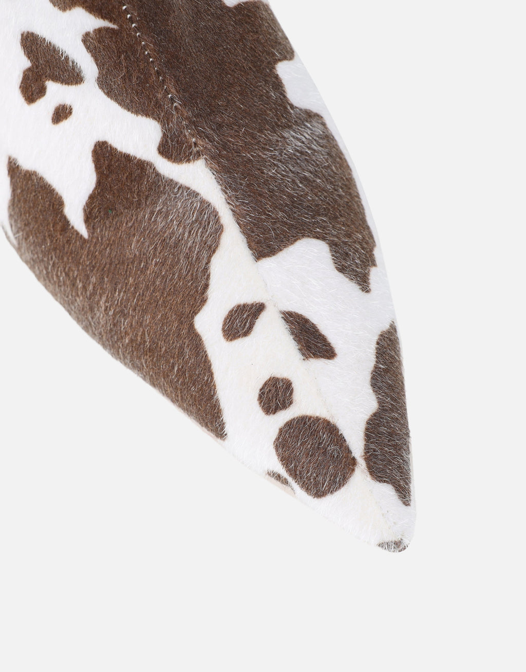 Harvie Cow Print Heeled Ankle Boots