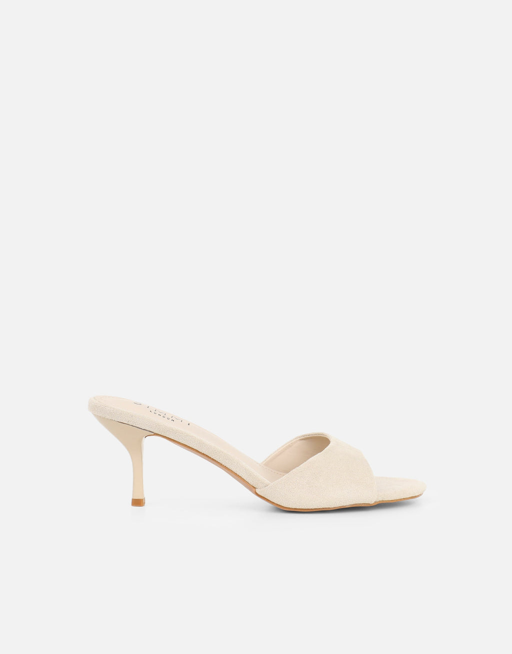 Hux Beige Suede Mules