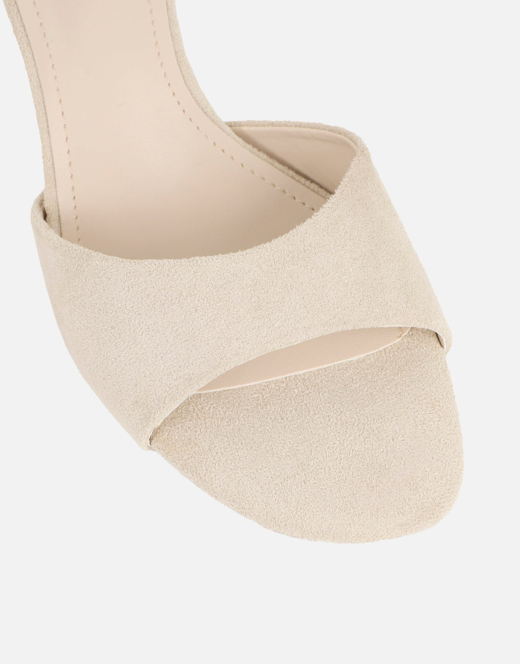 Hux Beige Suede Mules