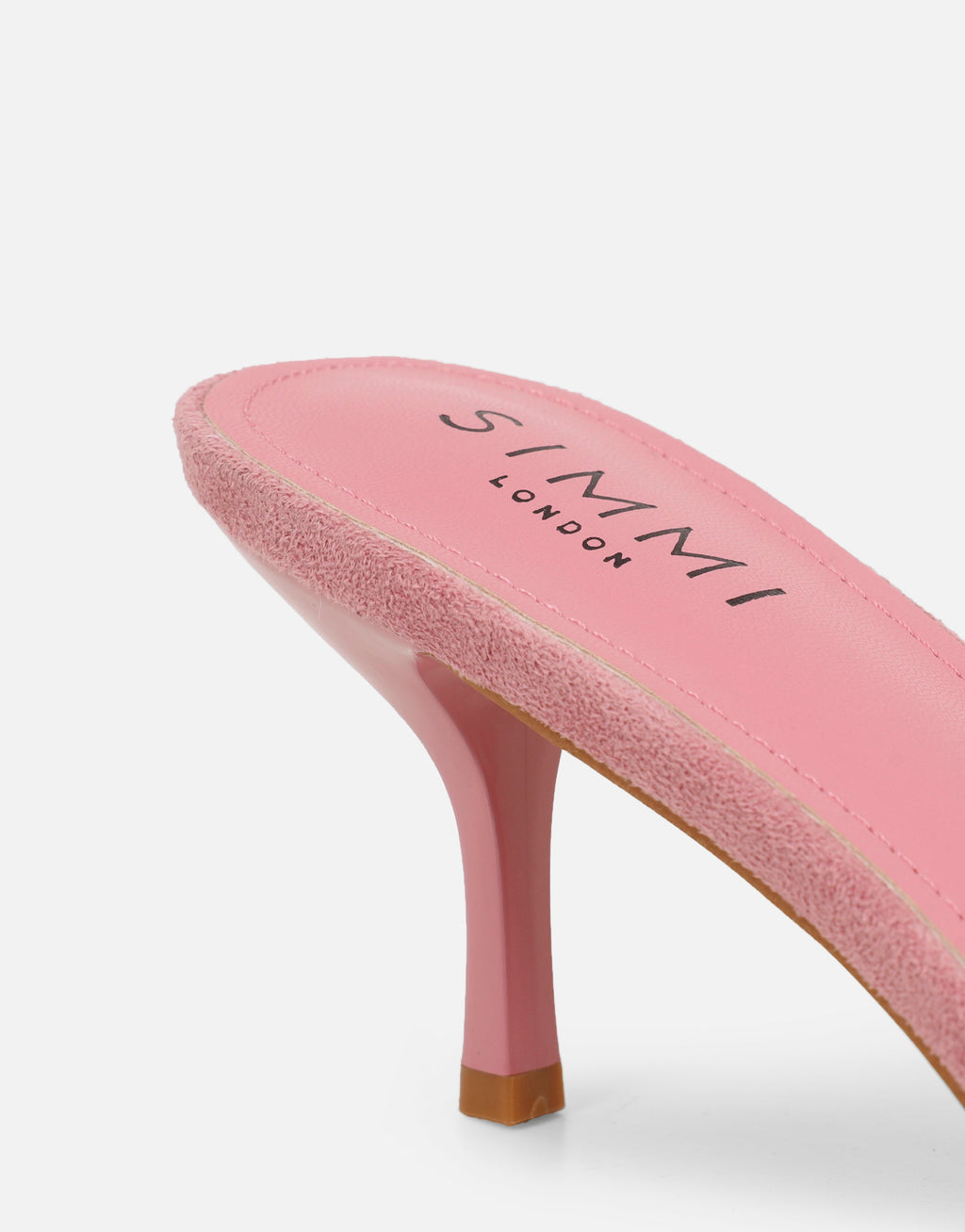 Hux Pink Suede Mules