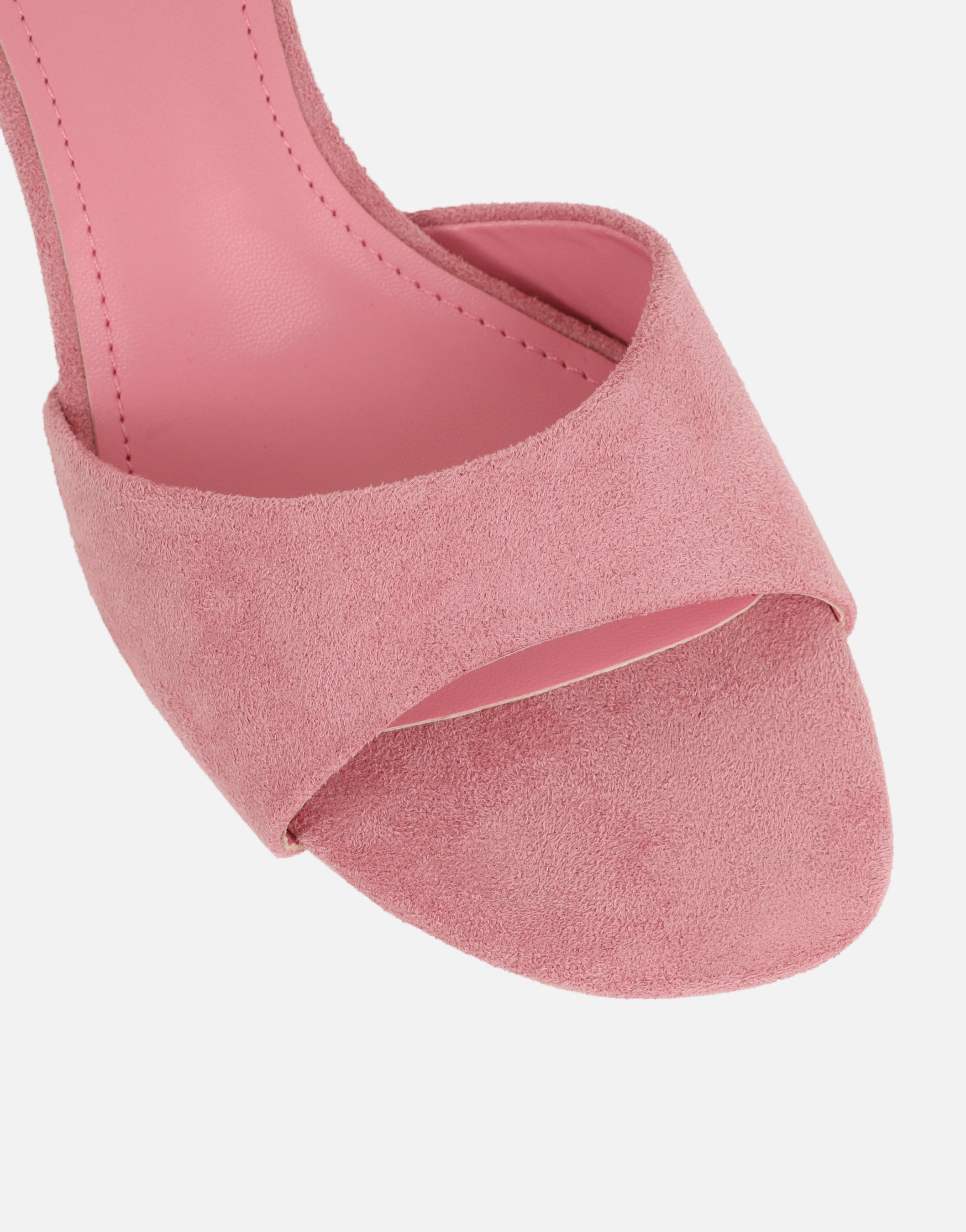 Hux Pink Suede Mules