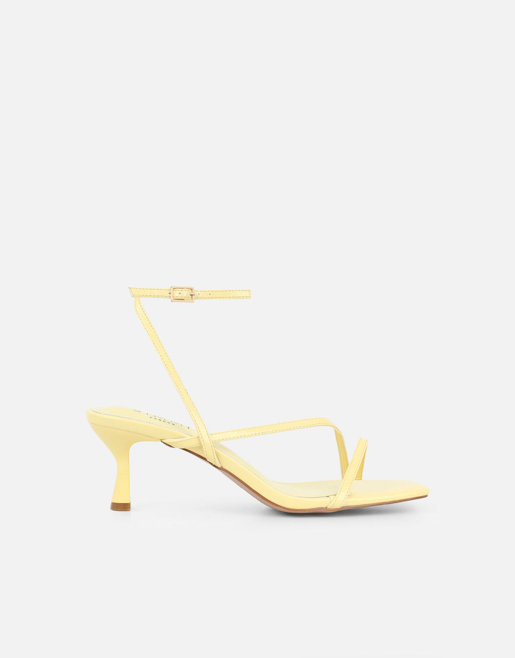 Kristan Yellow Heeled Sandals