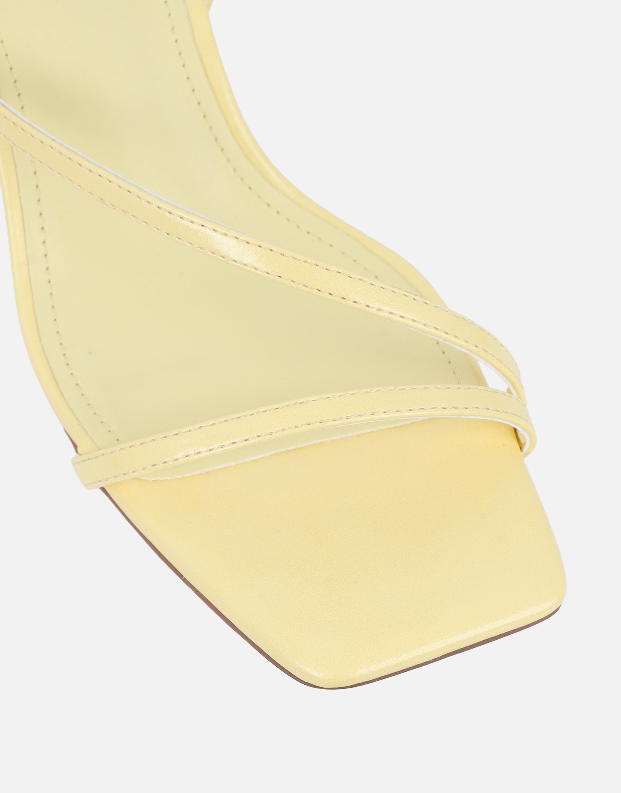 Kristan Yellow Heeled Sandals