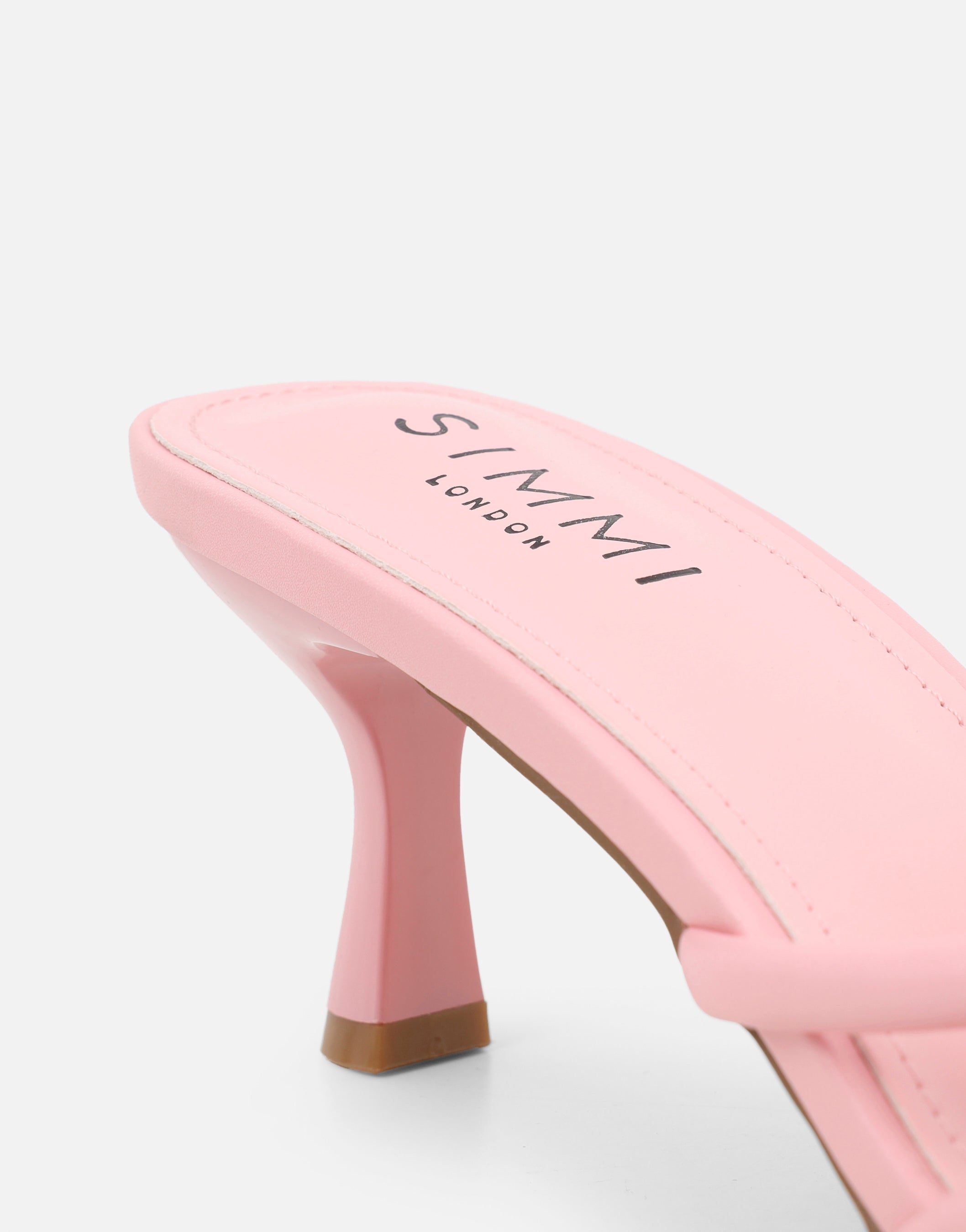 Jemima Pink Flower Detail Mules