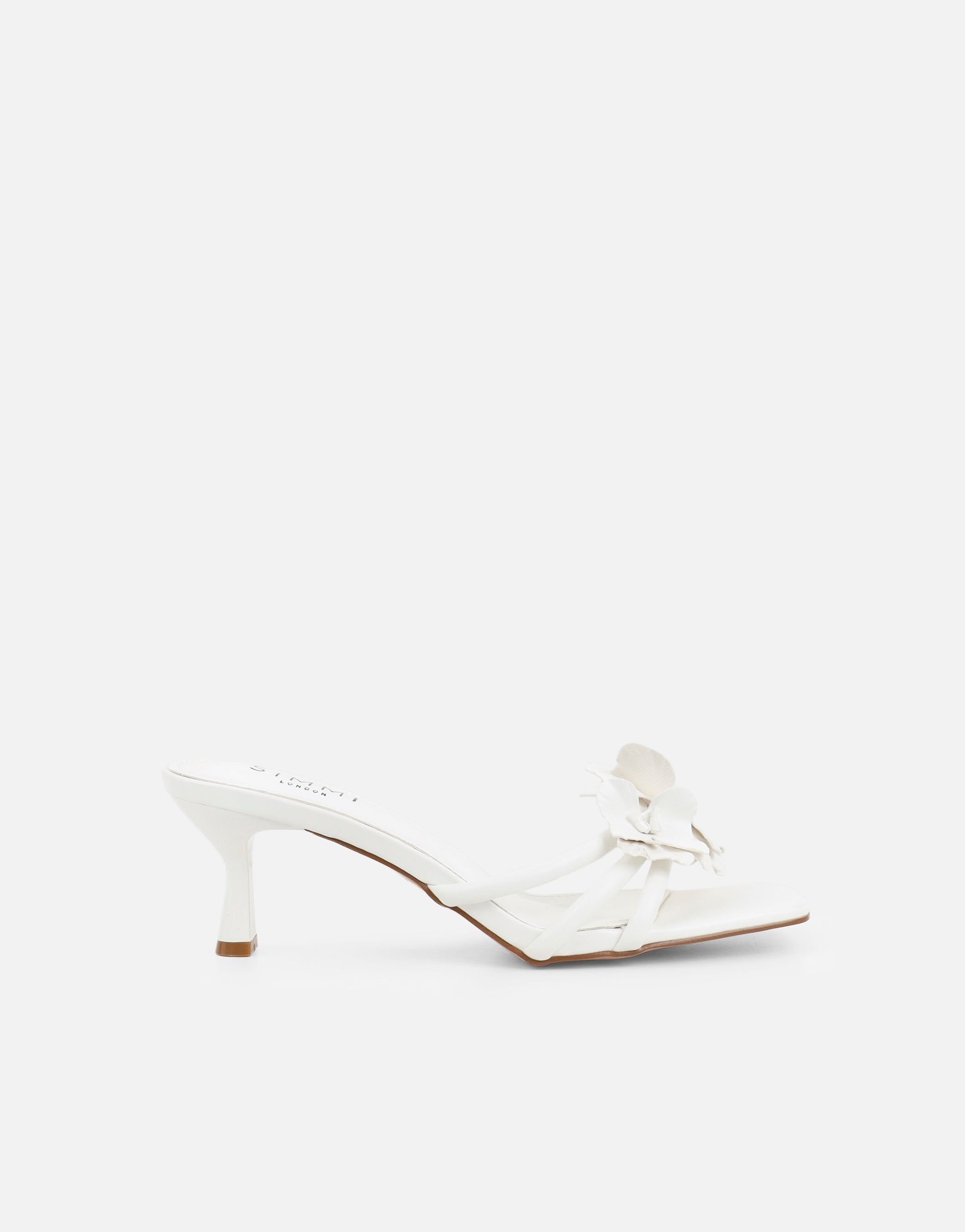 Jemima White Flower Detail Mules