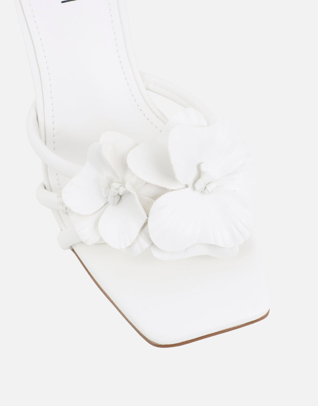 Jemima White Flower Detail Mules