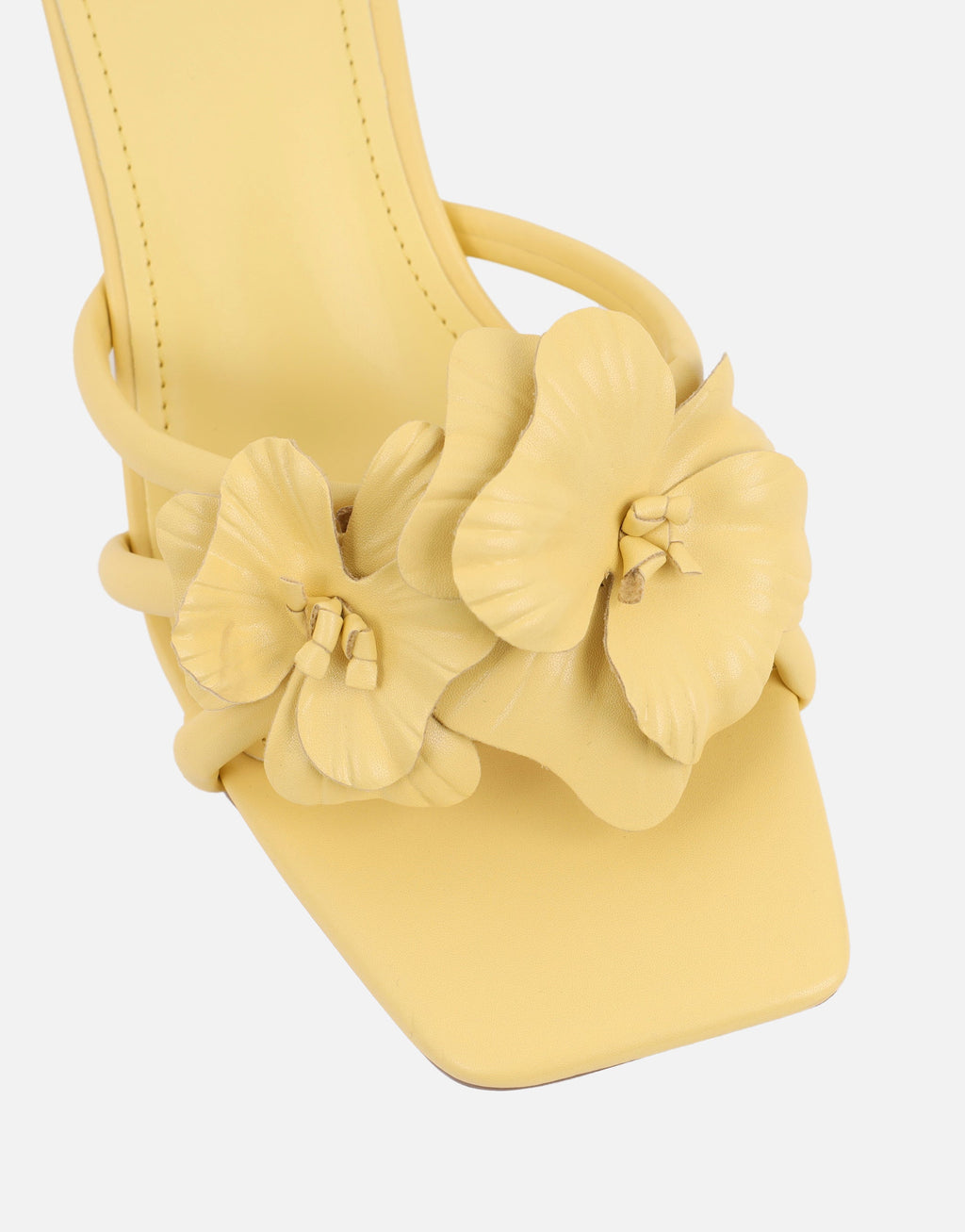 Jemima Yellow Flower Detail Mules