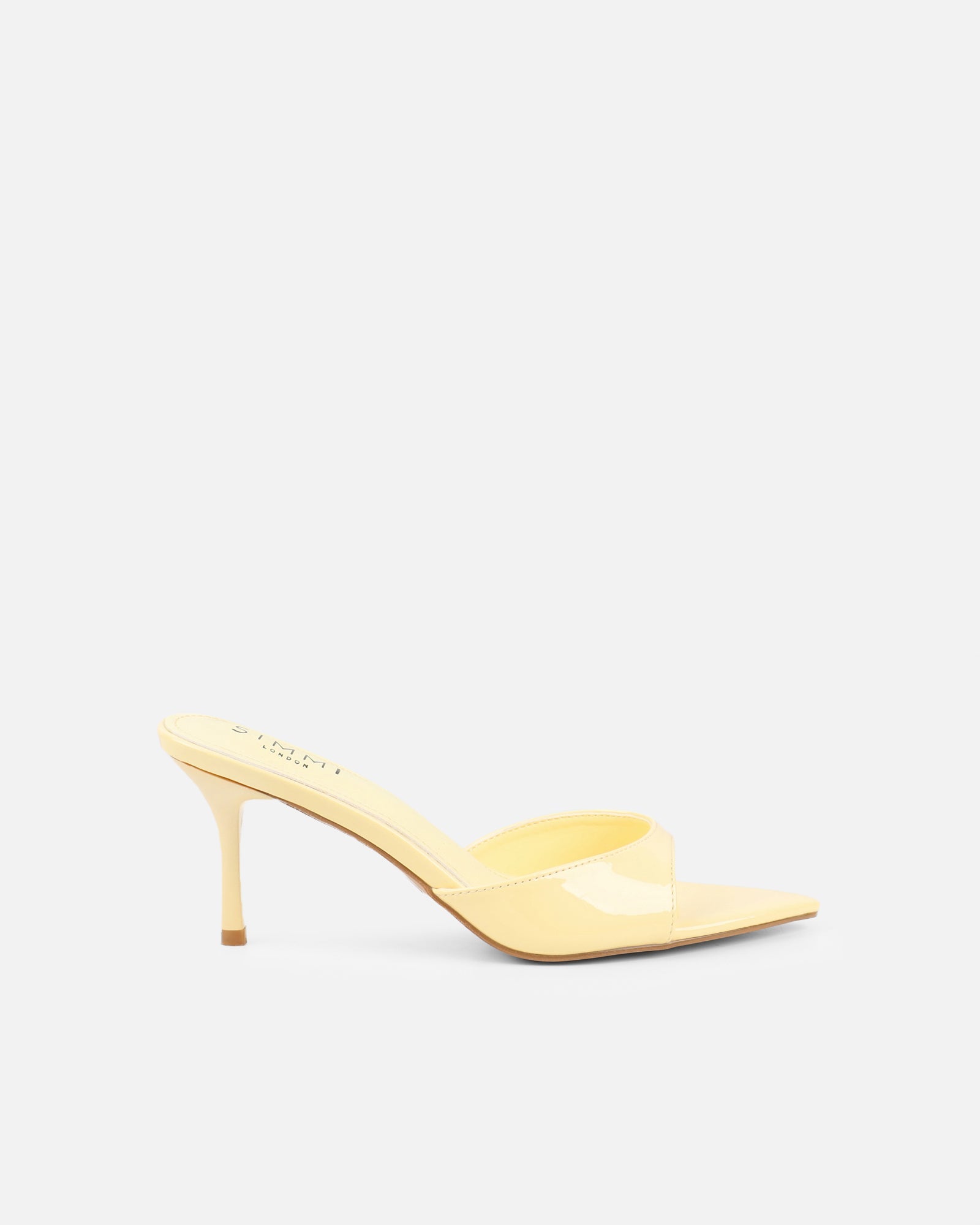 Jerez Butter Yellow Peep Toe Heeled Sandals