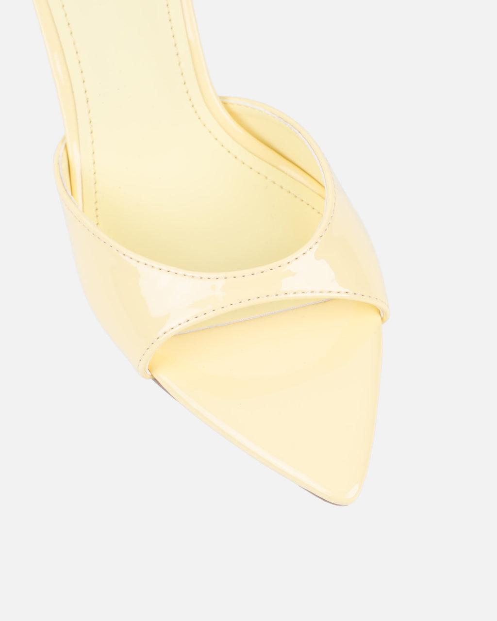 Jerez Butter Yellow Peep Toe Heeled Sandals