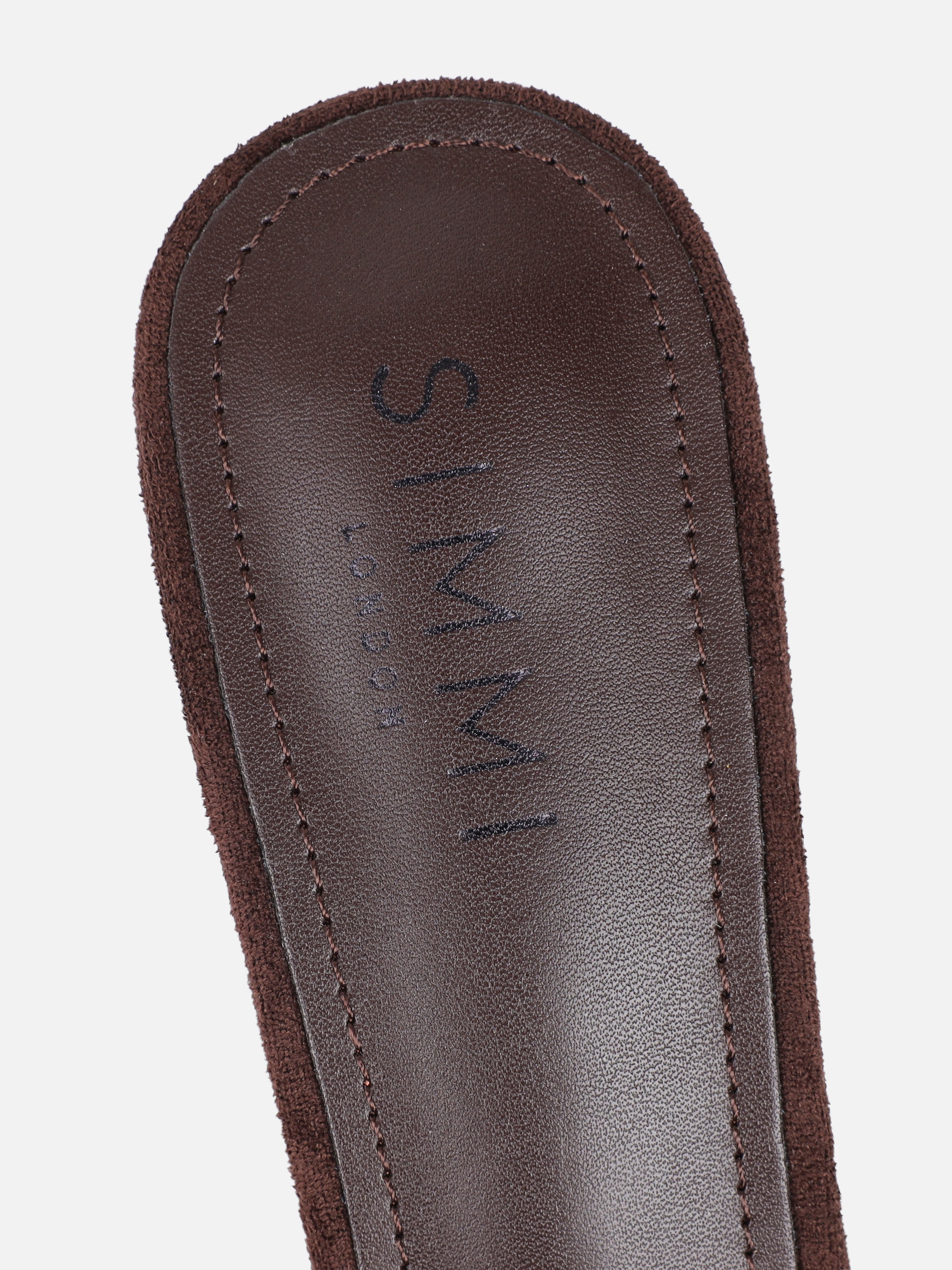 Silvia Brown Suede Peep Toe Heeled Sandals