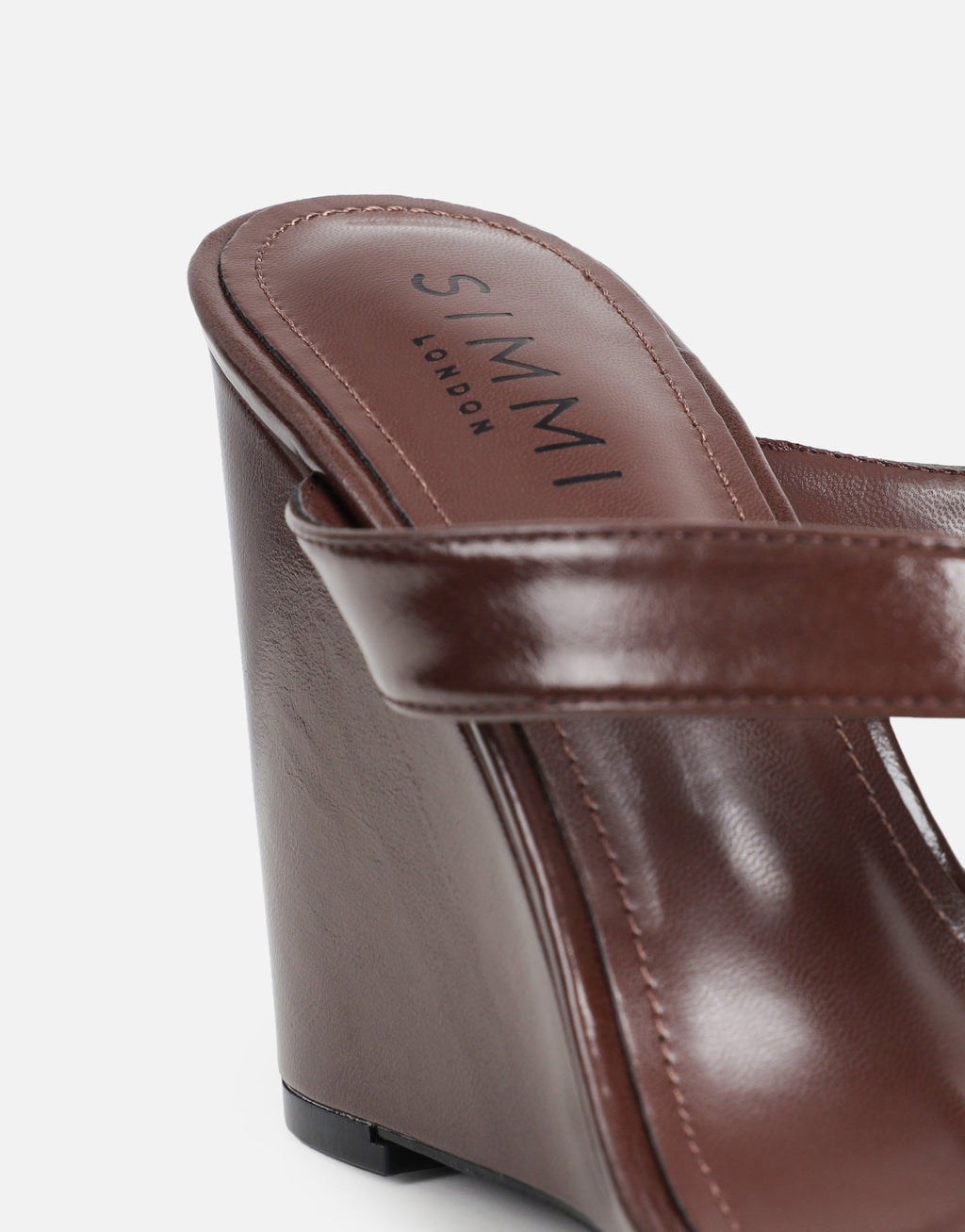 Jodie Brown Toe Post Wedge Sandals