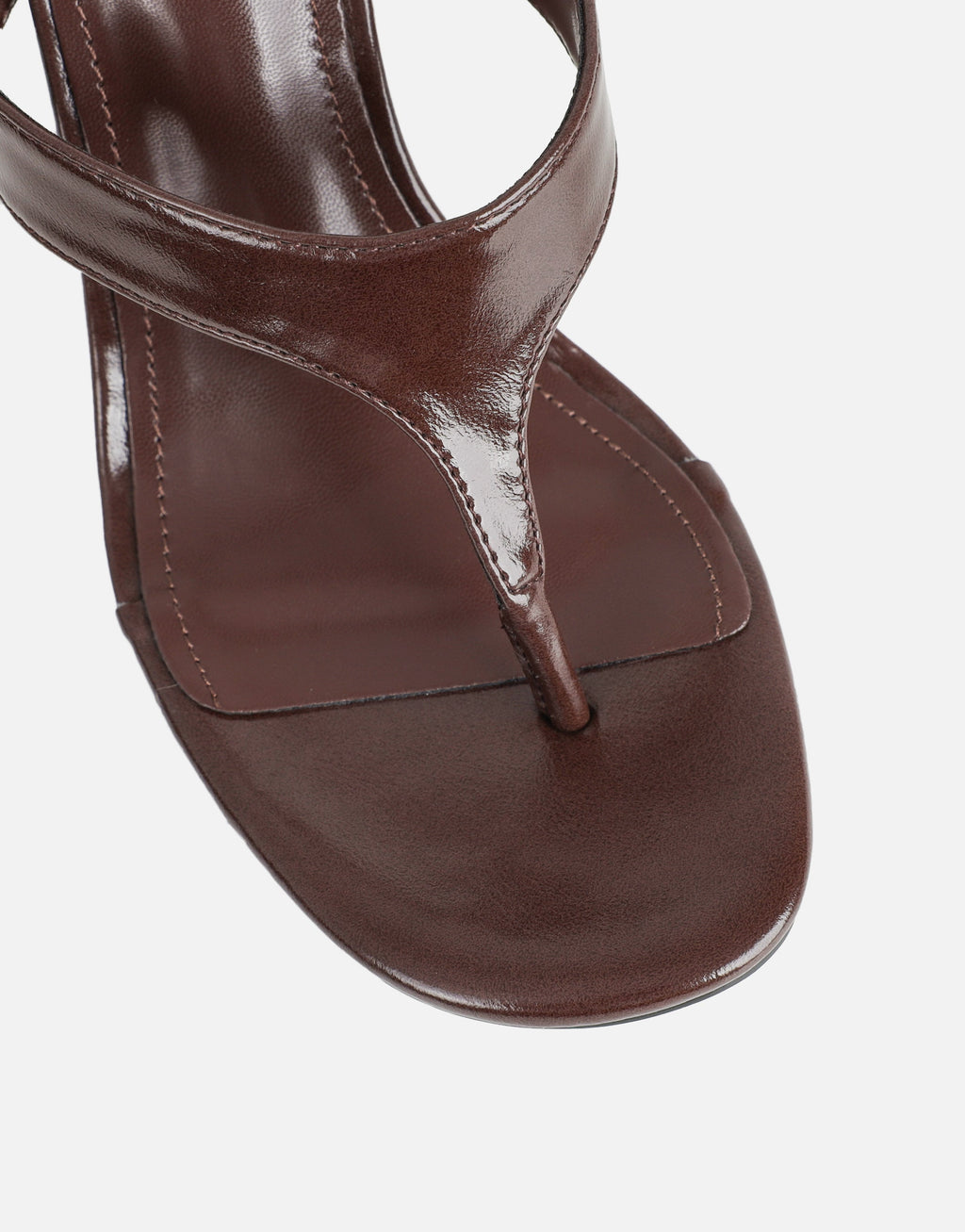 Jodie Brown Toe Post Wedge Sandals