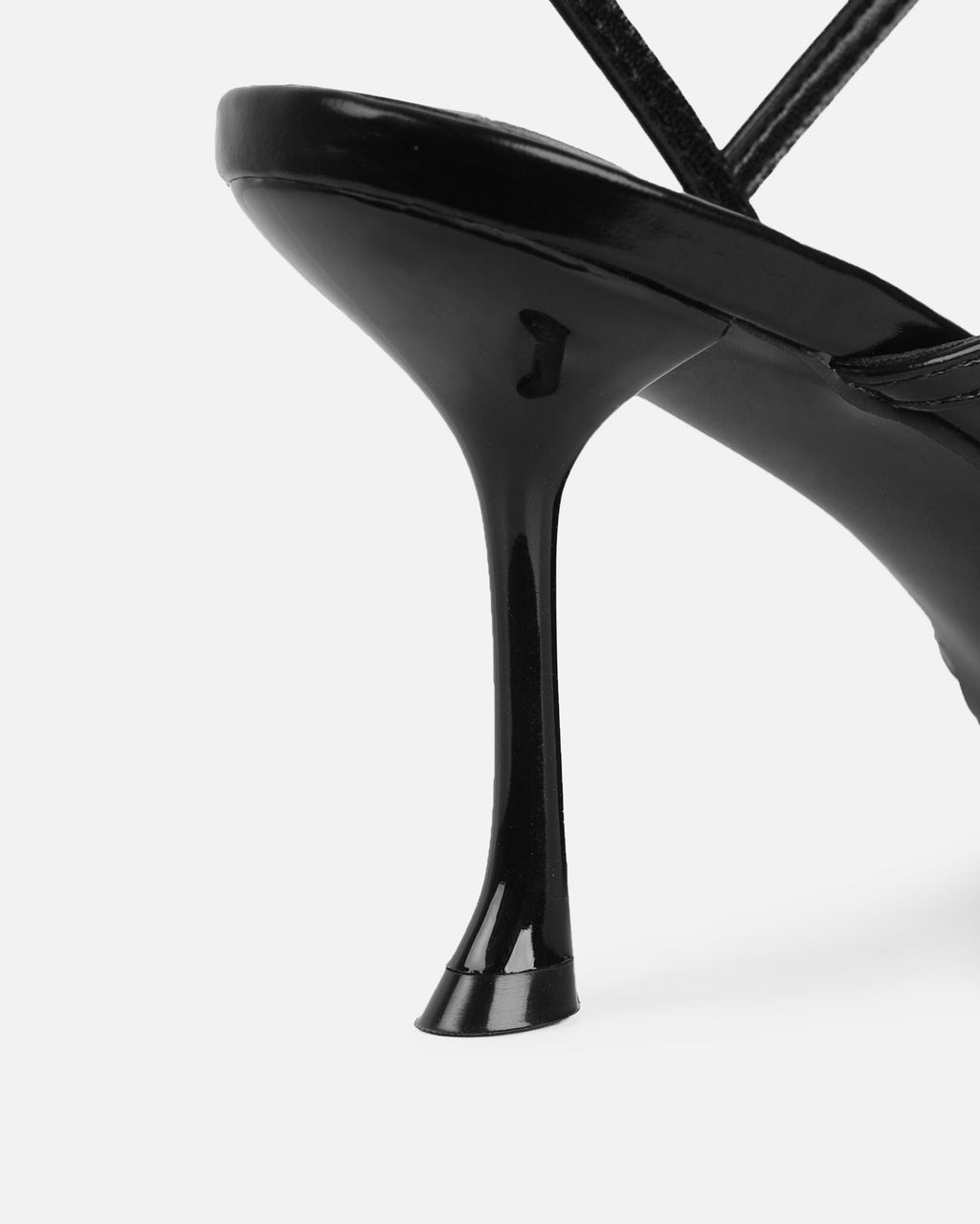 Kaleah Black Heeled Sandals