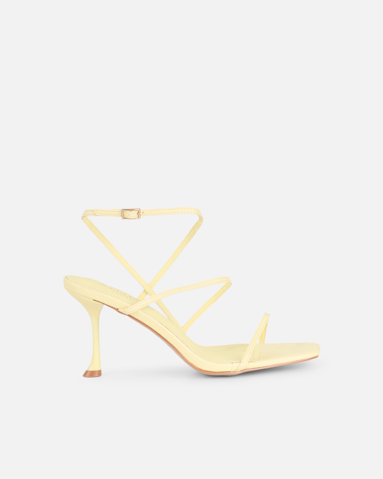 Kaleah Lemon Heeled Sandals
