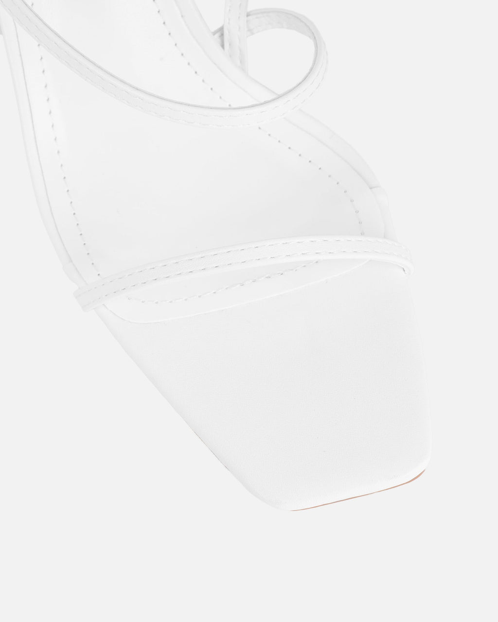 Kaleah White Heeled Sandals