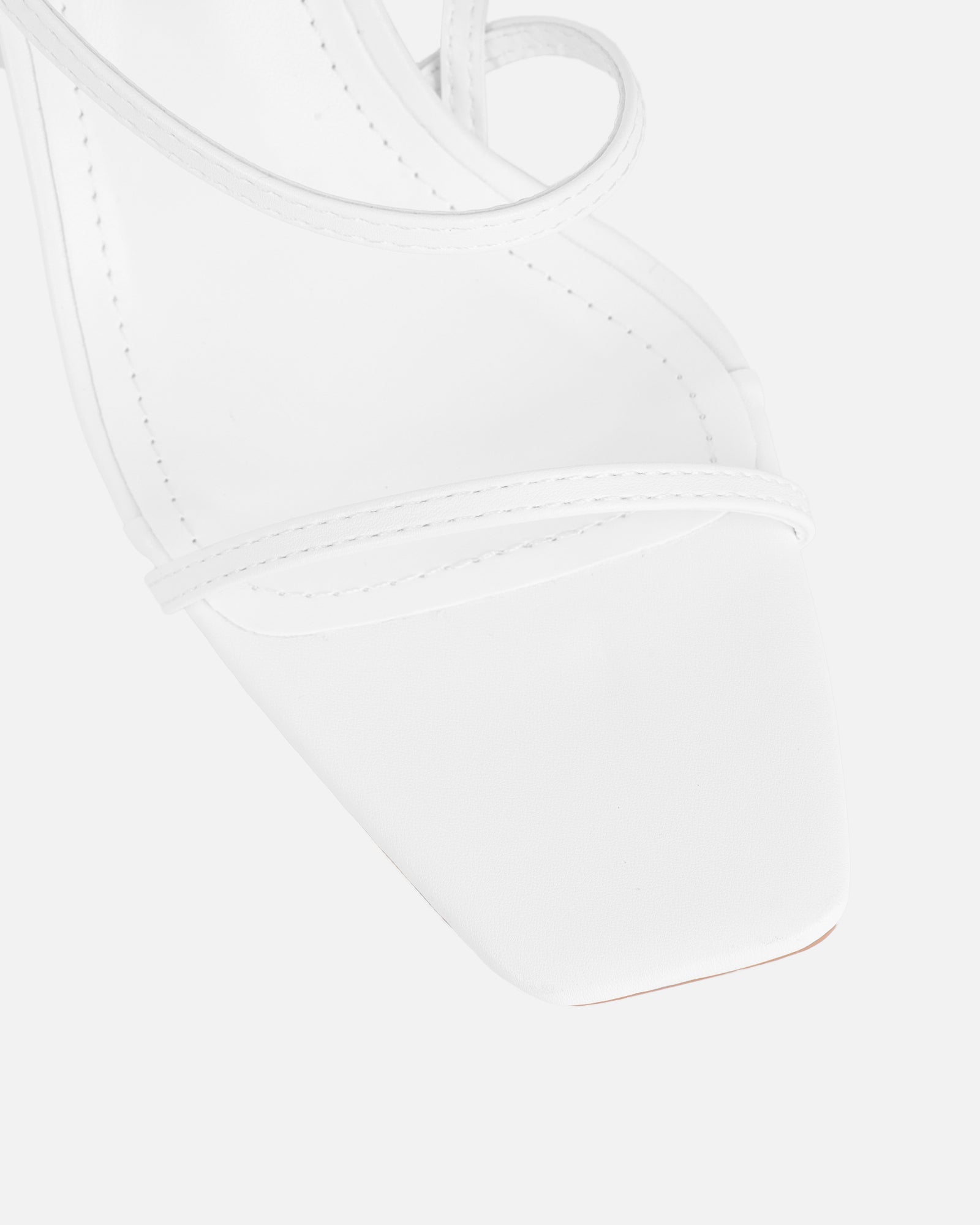 Kaleah White Heeled Sandals