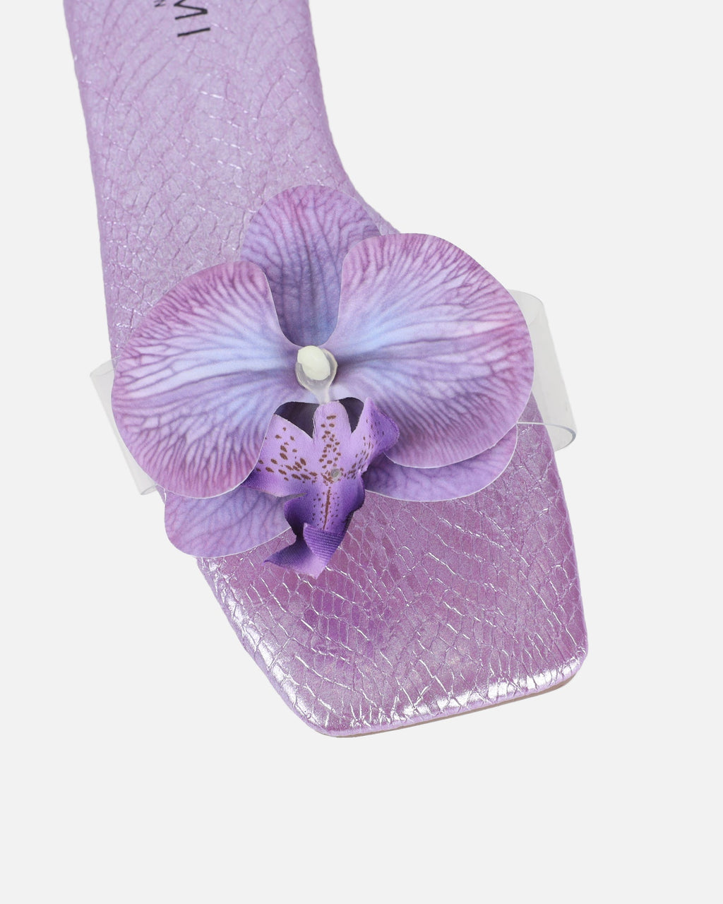 Pina Lilac Snake Flower Slip on Flats