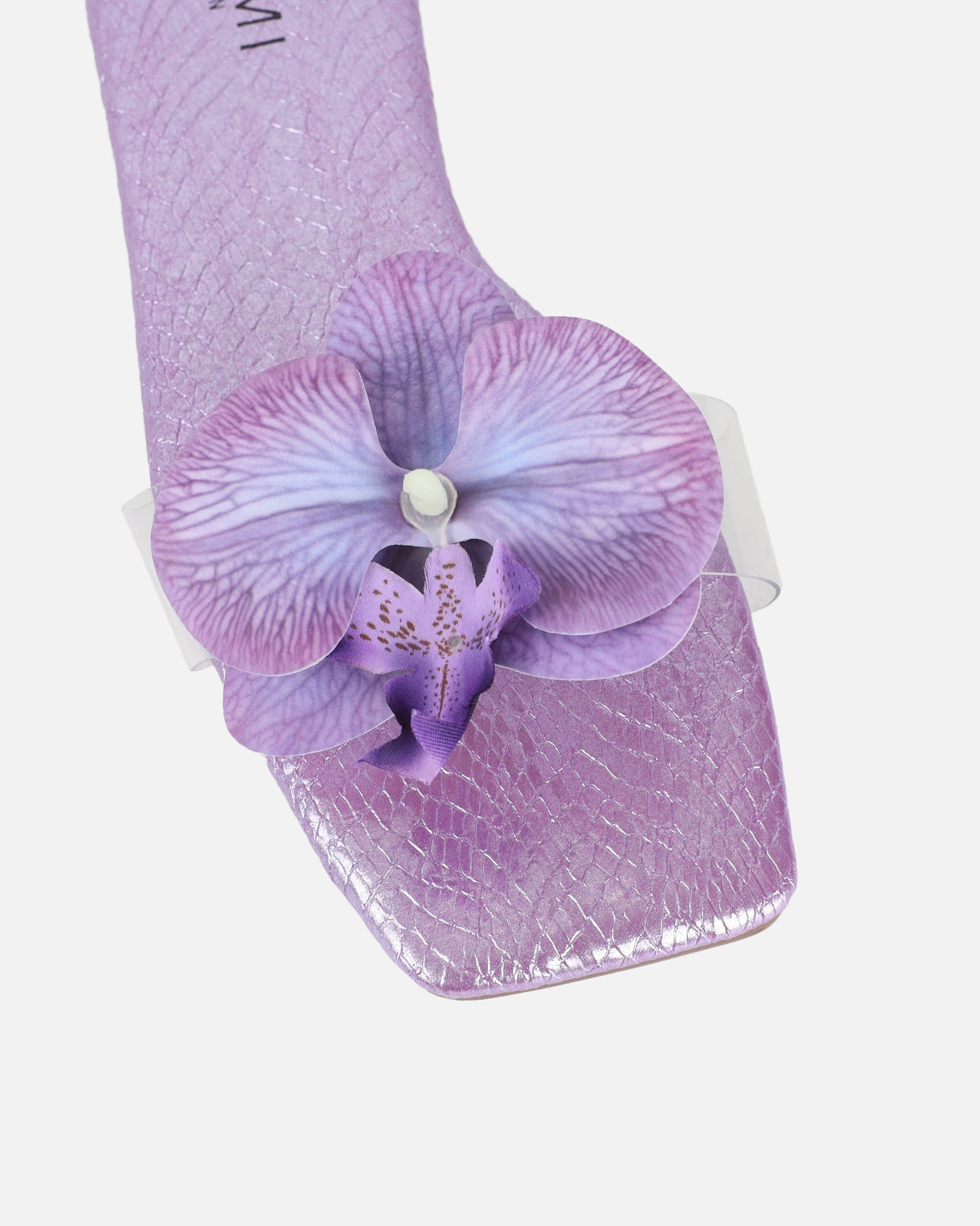 Pina Lilac Snake Flower Slip on Flats