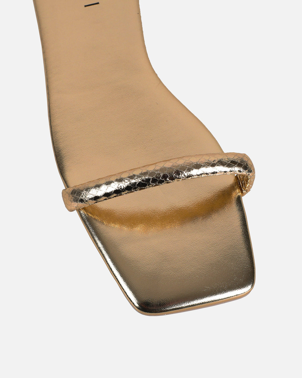 Shanaya Bronze Metallic Chain Sandals
