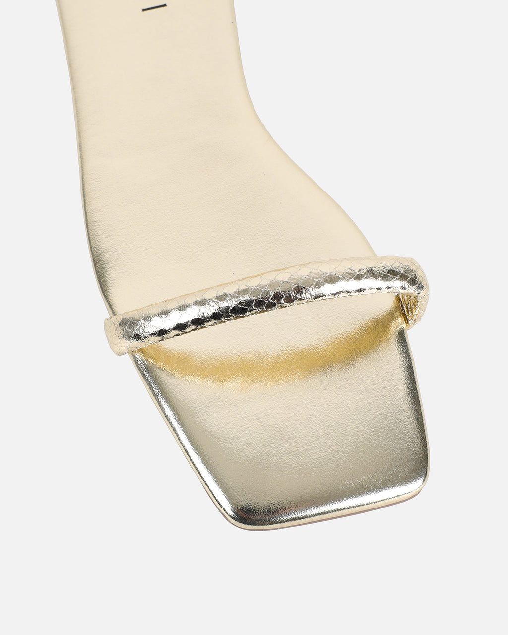Shanaya Gold Metallic Chain Sandals