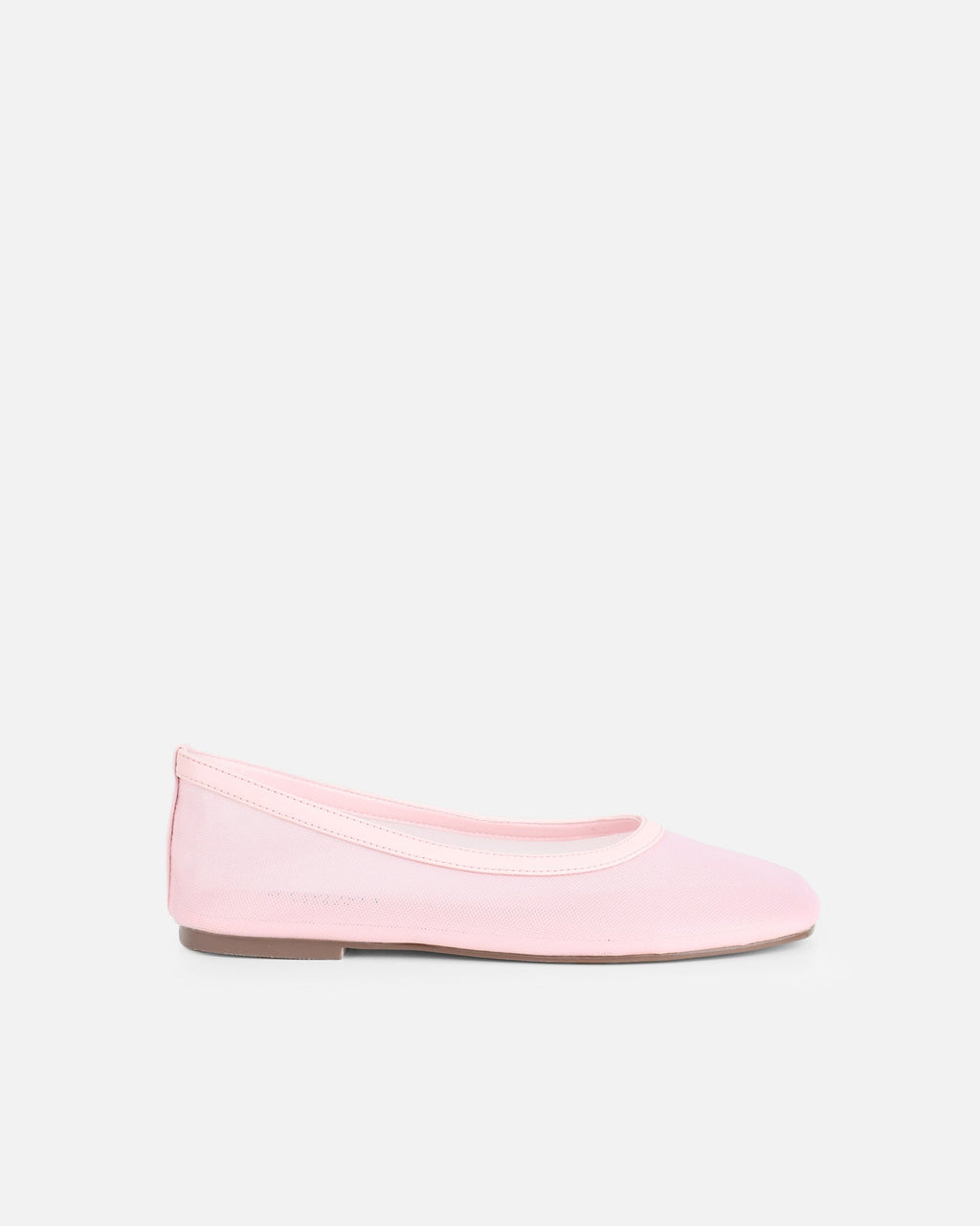 Luanne Pink Mesh Ballerina Flats