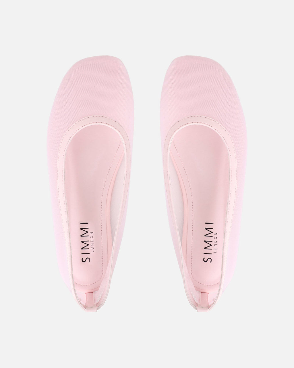 Luanne Pink Mesh Ballerina Flats