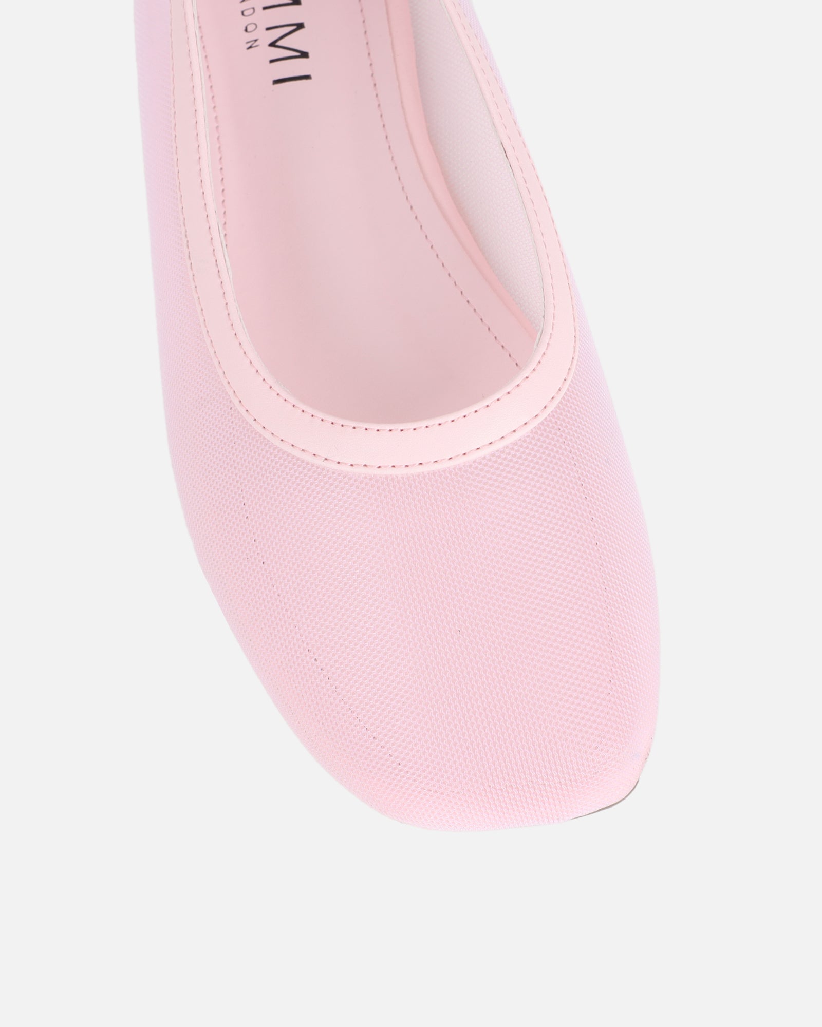 Luanne Pink Mesh Ballerina Flats